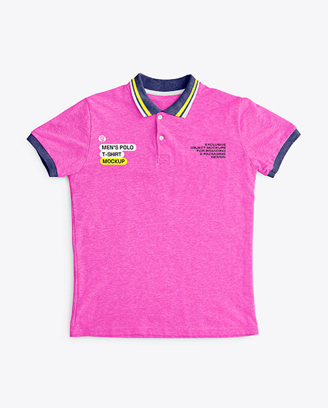 Men&#039;s Polo T-Shirt Mockup