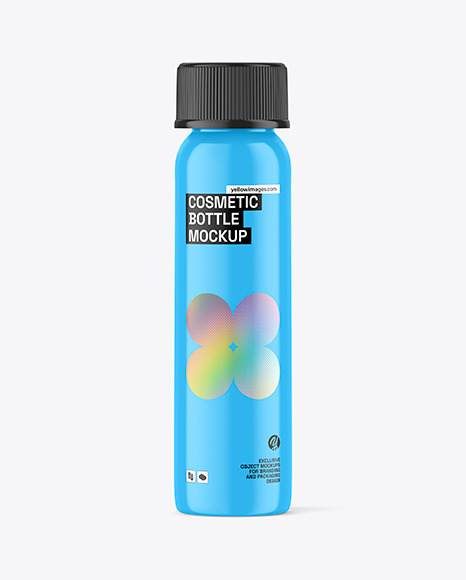Glossy Cosmetic Bottle Mockup