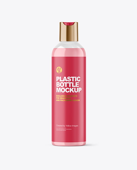 Clear Liquid Soap Cosmetic Bottle Mockup