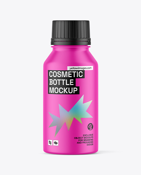 Matte Cosmetic Bottle Mockup