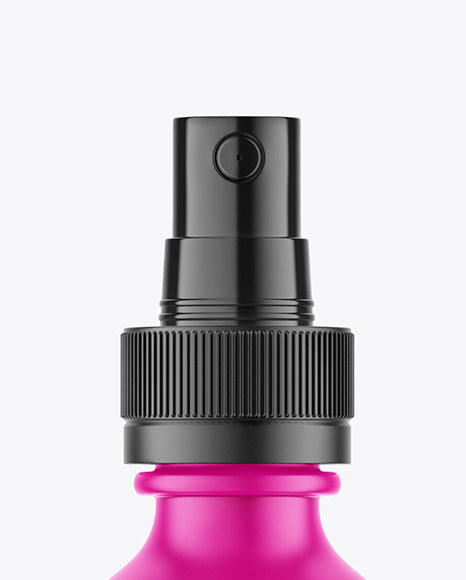 Matte Spray Bottle Mockup