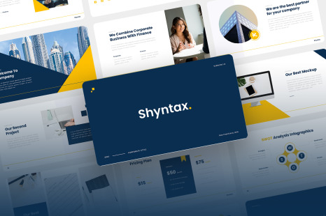Shyntax - Corporate Business Agency Keynote Template