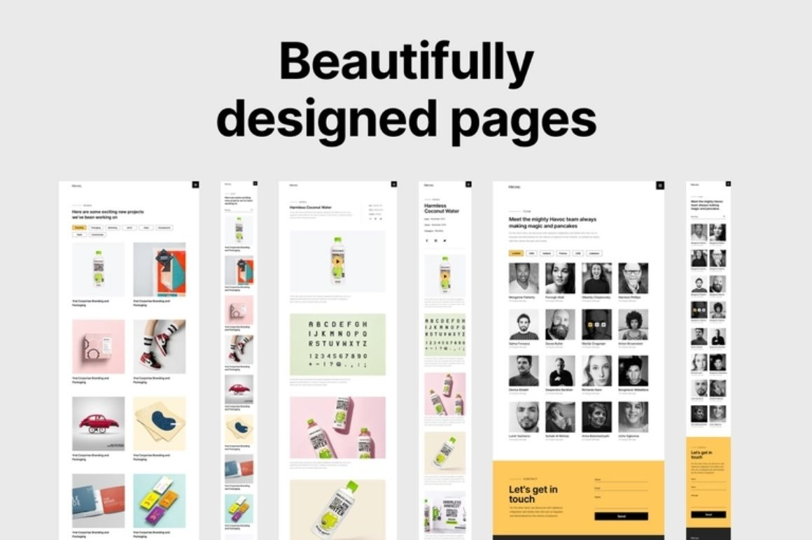 Havoc Agency UI kits & Web Templates
