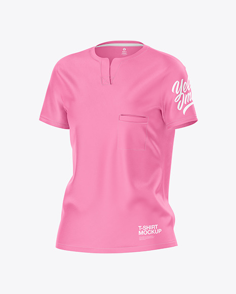 Women&#039;s Medical T-Shirt Mockup