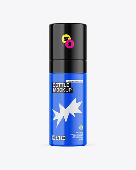 Glossy Bottle Mockup