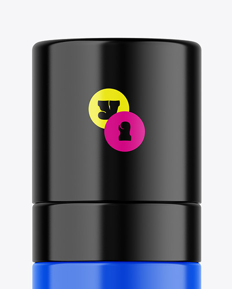 Glossy Bottle Mockup