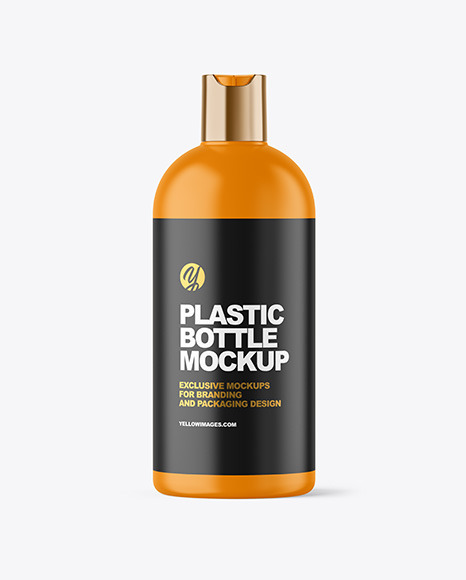 Matte Cosmetic Bottle Mockup