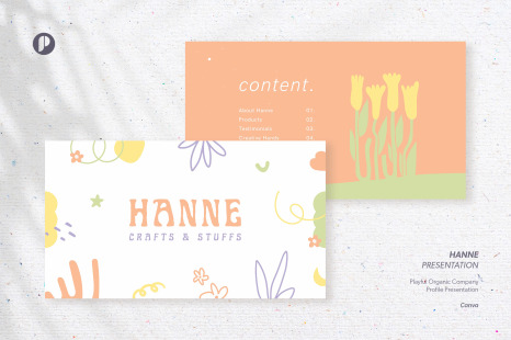 Hanne - Playful Organic Company Profile Presentation