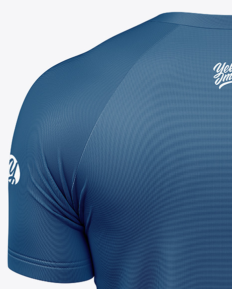 Raglan T-Shirt Mockup - Back View - Free Download Images High Quality ...