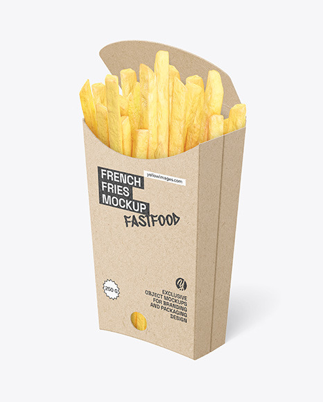 Kraft French Fries Packaging Mockup