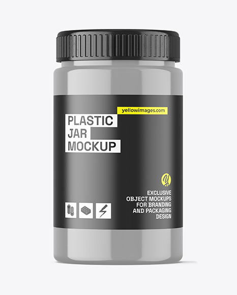 Glossy Jar Mockup