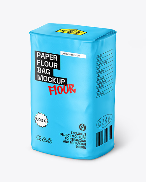 Paper Stand-up Bag Mockup