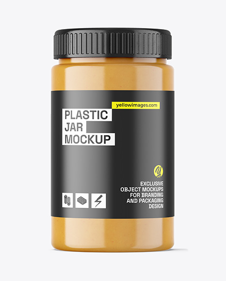 Peanut Butter Jar Mockup