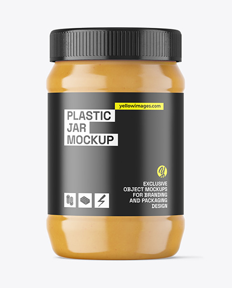 Peanut Butter Jar Mockup