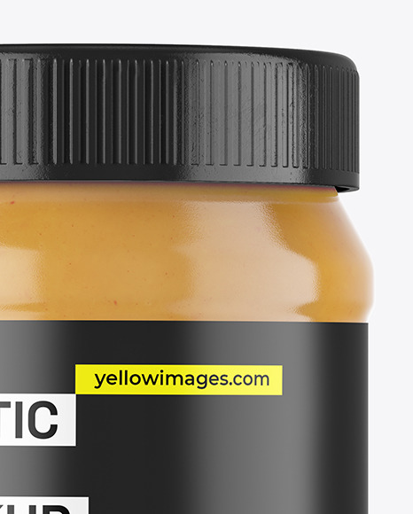 Peanut Butter Jar Mockup