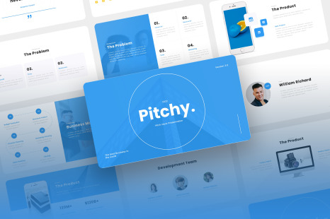 Pitchy - Multipurpose Pitch Deck PowerPoint Template
