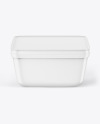 Glossy Plastic Container Mockup