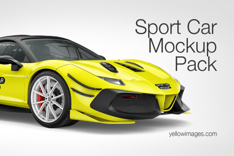 Sport Car Mockup Pack