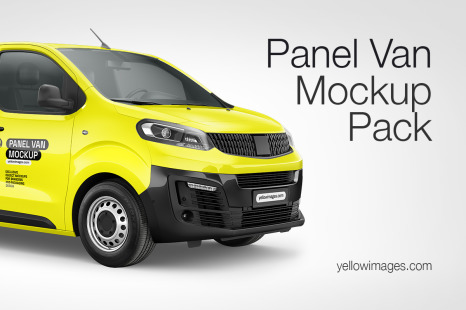 Panel Van Mockup Pack
