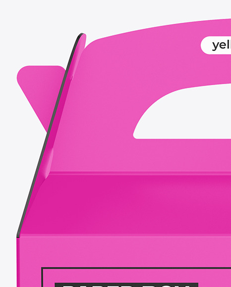 Matte Paper Box Mockup
