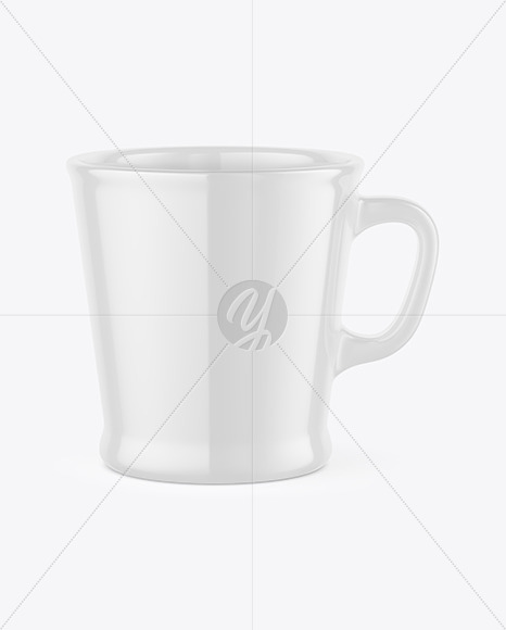 Glossy Coffee Cup Mockup