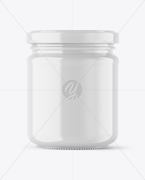 Glossy Jar Mockup