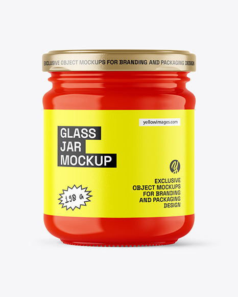 Glossy Jar Mockup