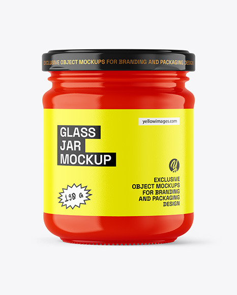 Glossy Jar Mockup