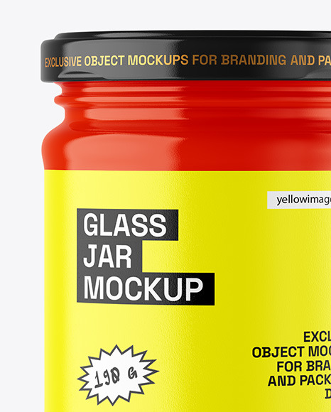 Glossy Jar Mockup