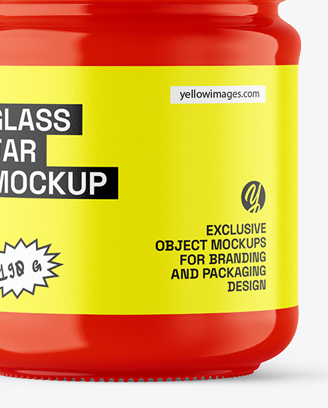 Glossy Jar Mockup