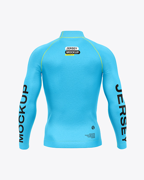 Men&#039;s Jersey Mockup - Back View