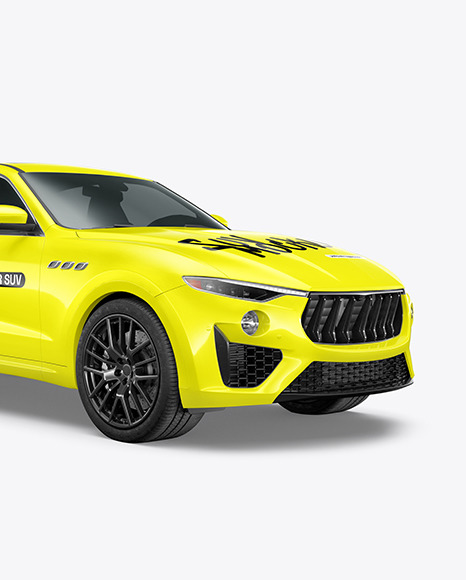 Crossover SUV Mockup - Half Side View