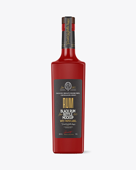 Glossy Bottle Mockup