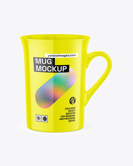 Glossy Mug Mockup