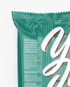 Glossy Snack Package Mockup