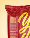 Glossy Snack Package Mockup