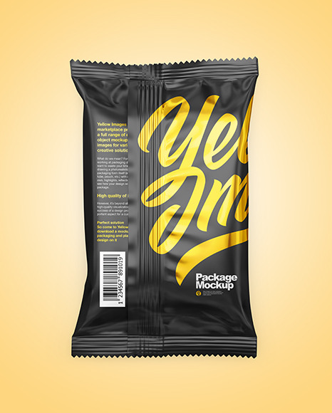 Matte Snack Package Mockup