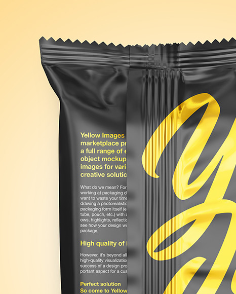 Matte Snack Package Mockup
