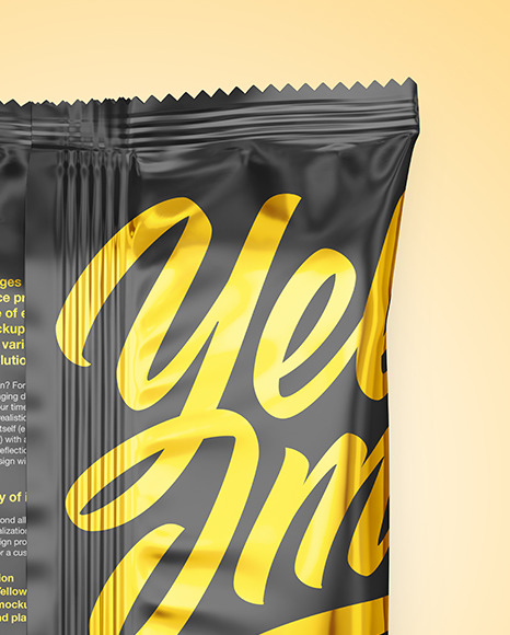 Matte Snack Package Mockup