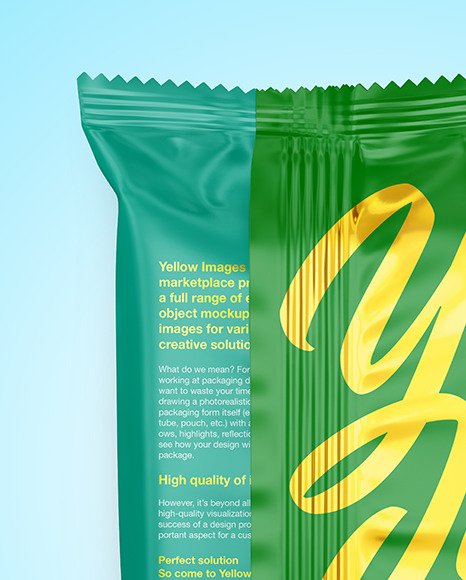 Matte Snack Package Mockup