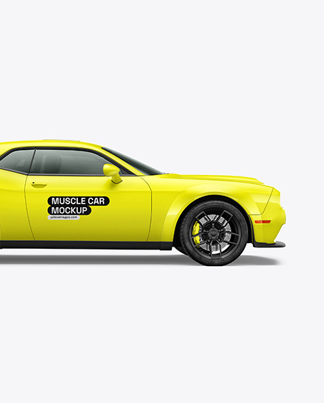 Muscle Car Mockup