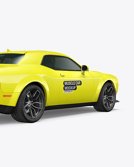 Muscle Car Mockup