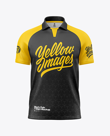 Raglan Polo Shirt Mockup