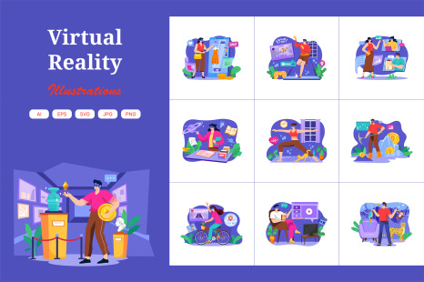 M644_Virtual Reality Illustration Pack