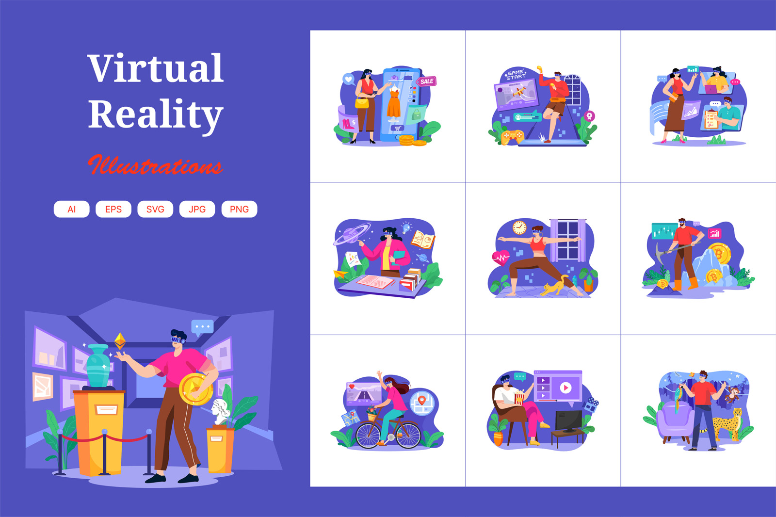 M644_Virtual Reality Illustration Pack