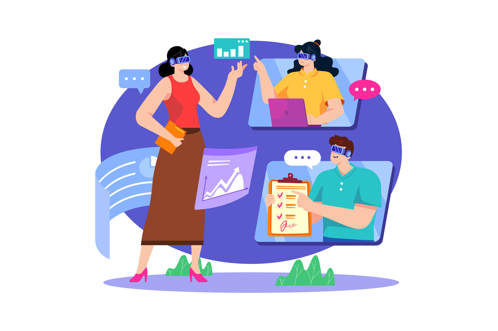 M644_Virtual Reality Illustration Pack