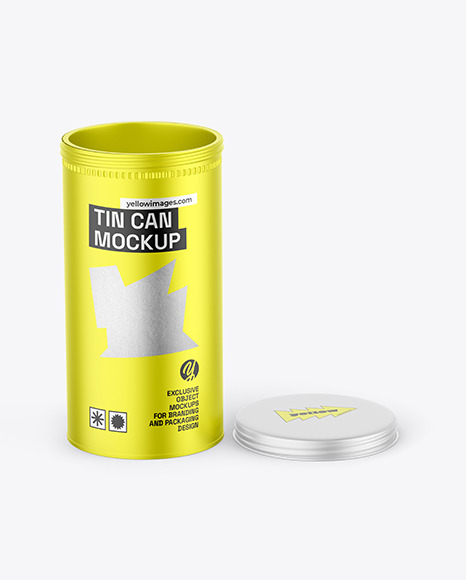 Tin Can Mockup