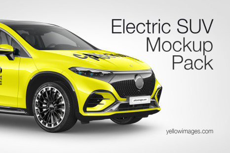 Electric Crossover SUV Mockup Pack