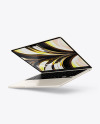 MacBook Air M2 Starlight Mockup