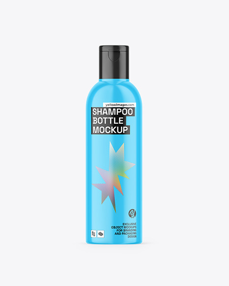 Glossy Bottle Mockup
